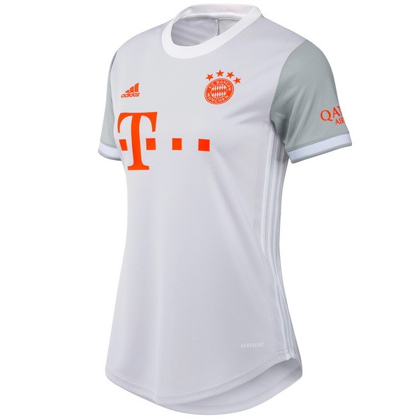 Camiseta Bayern Munich Segunda equipo Mujer 2020-21 Blanco